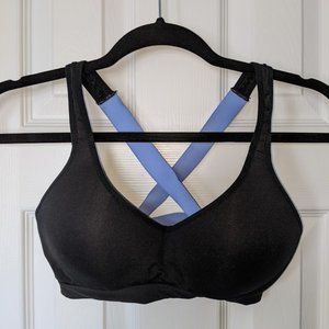 Like New! Blue Cross Back Sports Bra